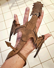 Brown Dragon Hand Pet